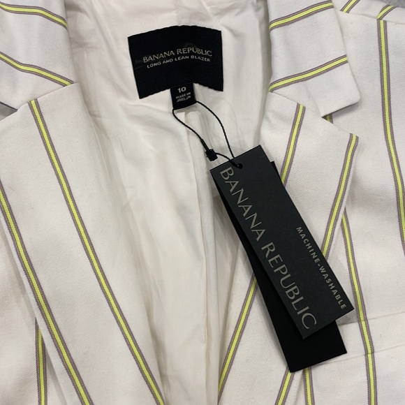 BANANA REPUBLIC Striped Blazer - Picture 5 of 6